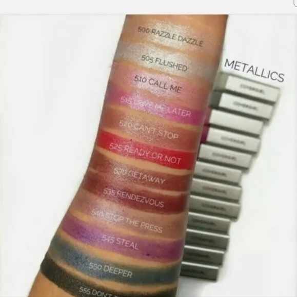 3 FOR $10 MIX OR MATCH 🔥Covergirl Exhibitionist metallic lipstick Shade 555 - Picture 10 of 10